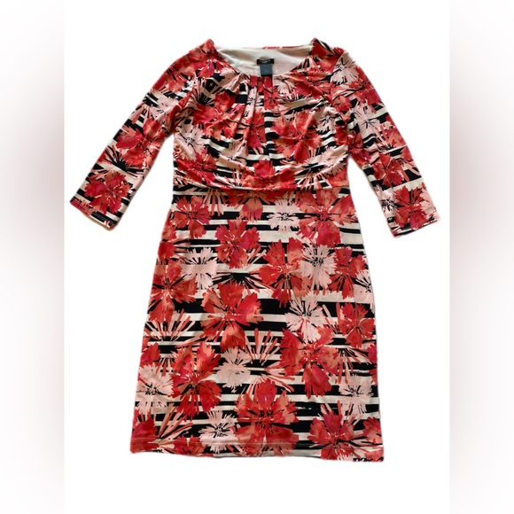 Ann Taylor Petite Pastel Patterned dress size small - Picture 7 of 11